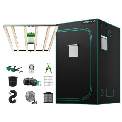 Mars Hydro FC-E4800 +120x120x200cm Grow Tent & 6” iFresh Fan Kits